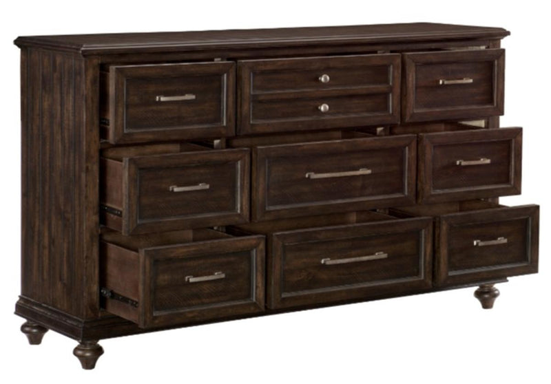 Cardona Dresser in Driftwood Charcoal 1689-5 - Furniture Now (CA)