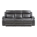 9456DG-3 - Double Reclining Sofa with Drop-Down Cup Holder - Furniture Now (CA)