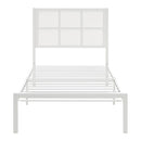 1635WHT-1-Youth Twin Platform Bed - Furniture Now (CA)