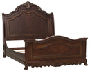 Deryn Park Queen Sleigh Bed in Cherry 2243SL-1 - Furniture Now (CA)