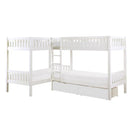 B2053CNW-1T - (4) Corner Bunk Bed with Storage Boxes - Furniture Now (CA)
