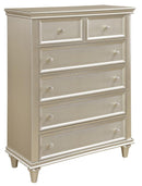 Celandine 6 Drawer Chest in Silver 1928-9 - Furniture Now (CA)