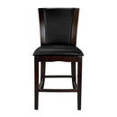 710-24 - Counter Height Chair, Dark Brown Bi-Cast Vinyl - Furniture Now (CA)
