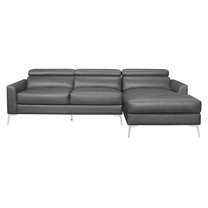 9408DGYSC - (2)2-Piece Sectional with Right Chaise - Furniture Now (CA)