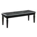 Allura Bed Bench in Black 1916BK-FBH - Furniture Now (CA)