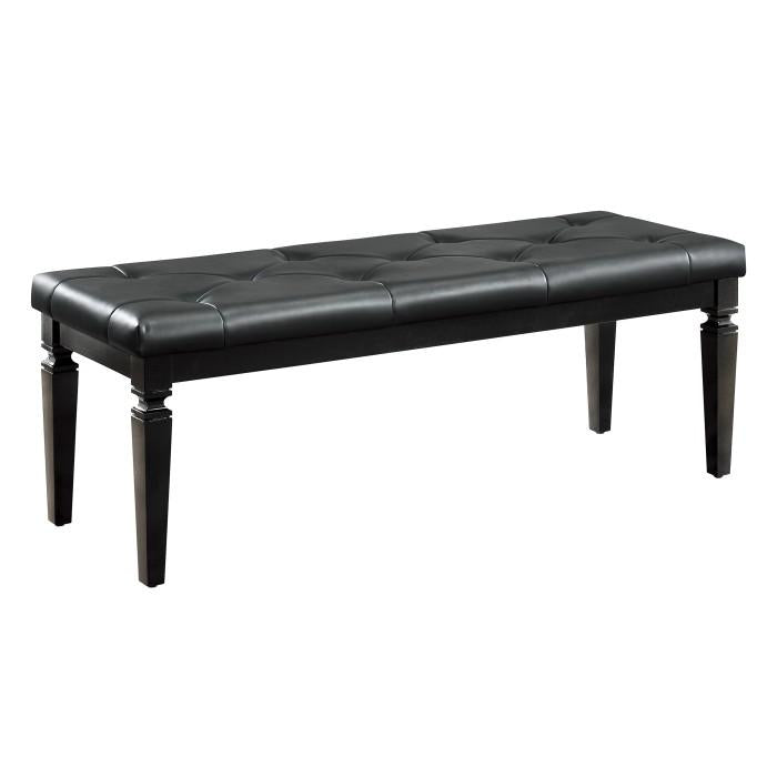 Allura Bed Bench in Black 1916BK-FBH - Furniture Now (CA)