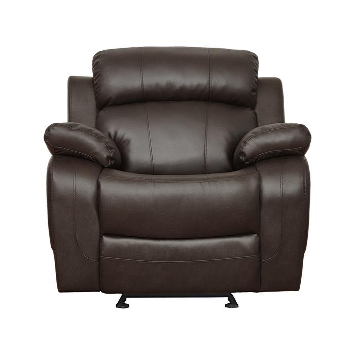 Marille Double Glider Reclining Chair in Brown