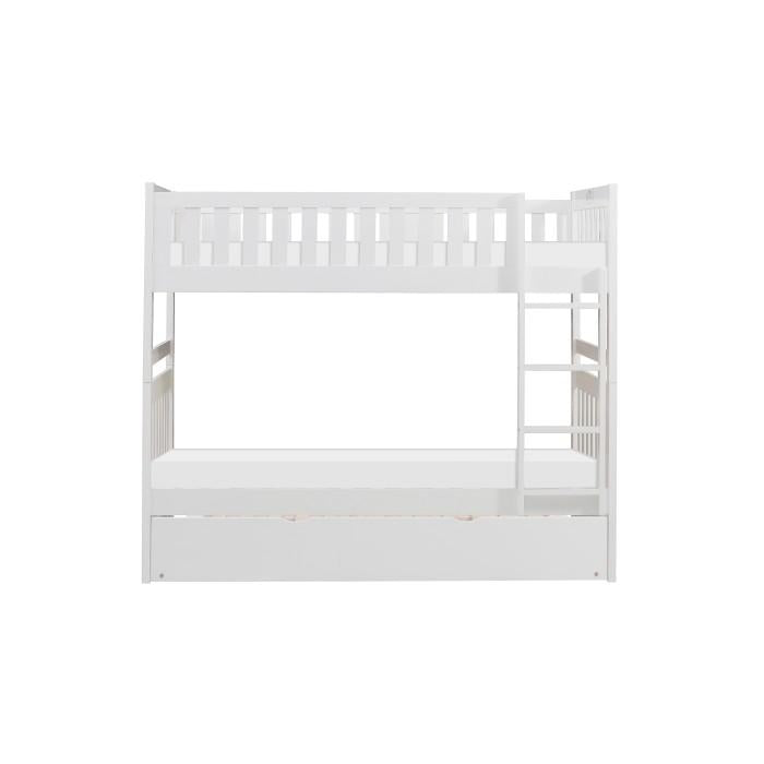 B2053W-1R - (4) Twin/Twin Bunk Bed with Twin Trundle - Furniture Now (CA)
