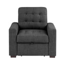 9916DG-1 - Chair with Pull-out Ottoman - Furniture Now (CA)