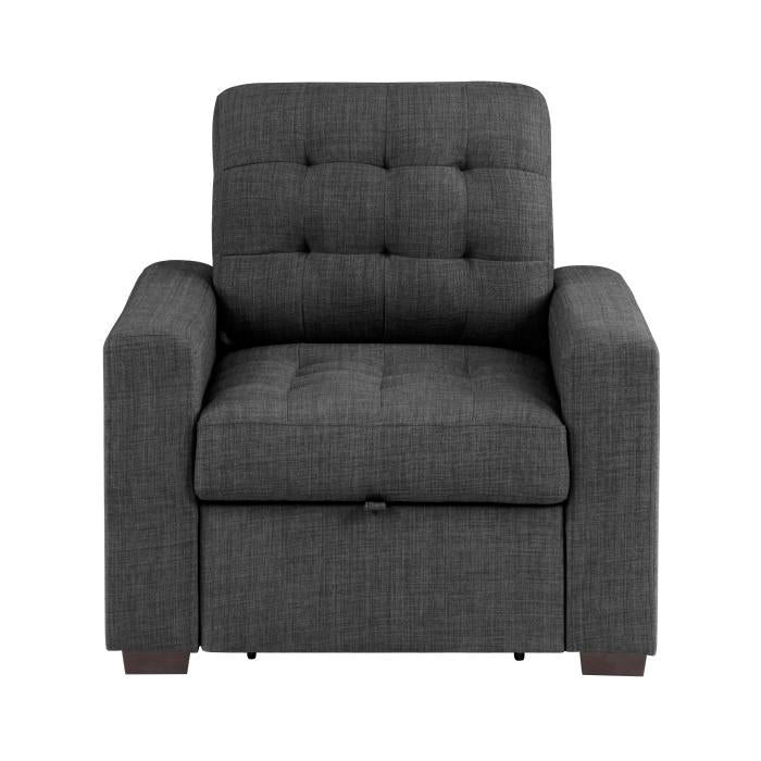 9916DG-1 - Chair with Pull-out Ottoman - Furniture Now (CA)