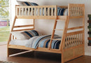 Bartly Twin/Full Bunk Bed in Natural B2043TF-1 - Furniture Now (CA)