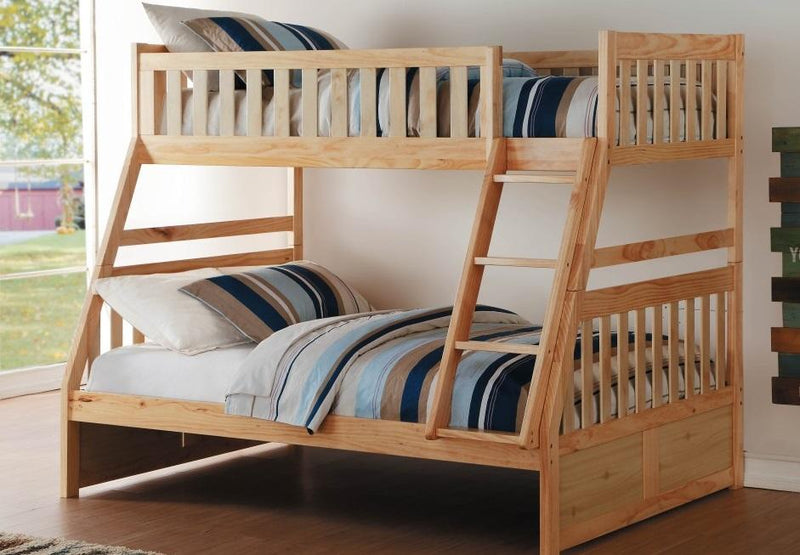 Bartly Twin/Full Bunk Bed in Natural B2043TF-1 - Furniture Now (CA)