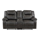 8560PM-2 - Double Reclining Love Seat with Center Console - Furniture Now (CA)
