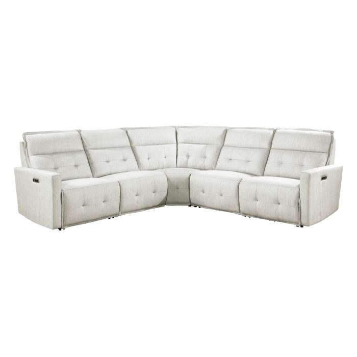 9444HMP5SCPWH - (5)5-Piece Modular Power Reclining Sectional with Power Headrests - Furniture Now (CA)