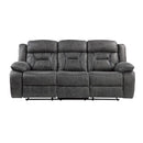 Madrona Hill Double Reclining Sofa in Gray 9989GY-3