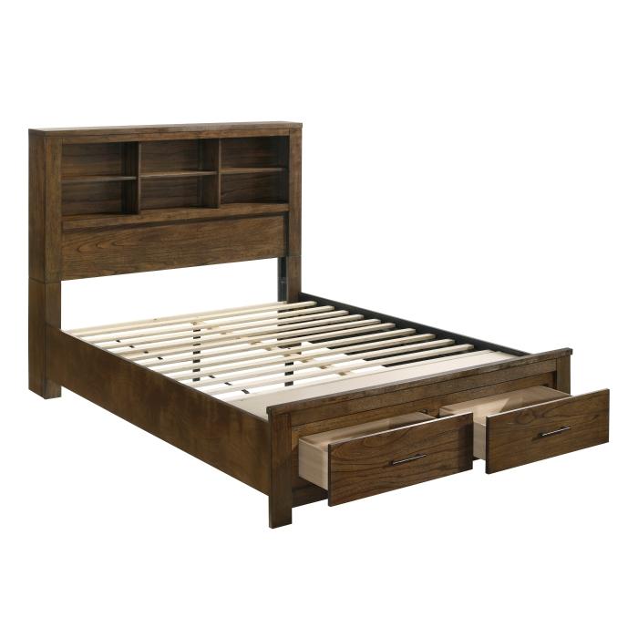 1592K-1EK-Bedroom (3) Eastern King Platform Bed with Footboard Storage - Furniture Now (CA)
