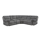 991332LCN2R - (3)3-Piece Reclining Sectional with Left Console - Furniture Now (CA)