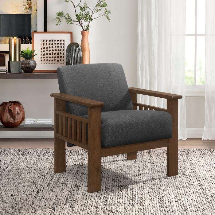 Helena Accent Chair with Storage Arms - Furniture Now (CA)