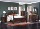 Deryn Park Queen Poster Bed in Cherry 2243-1 - Furniture Now (CA)