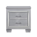 Allura Nightstand in Silver 1916-4 - Furniture Now (CA)