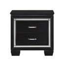 Allura Nightstand in Black 1916BK-4 - Furniture Now (CA)