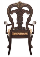 Deryn Park Arm Chair in Dark Cherry (Set of 2) - Furniture Now (CA)