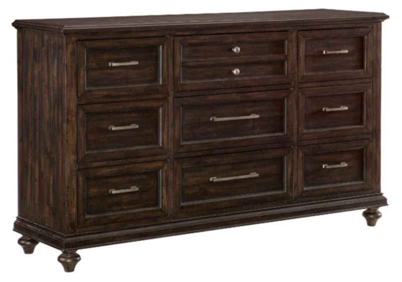 Cardona Dresser in Driftwood Charcoal 1689-5 - Furniture Now (CA)
