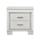 Allura Nightstand in White 1916W-4 - Furniture Now (CA)