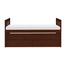 Rowe Twin/Twin Trundle Bed w/ Two Storage Drawers in Dark Cherry B2013PRDC-1