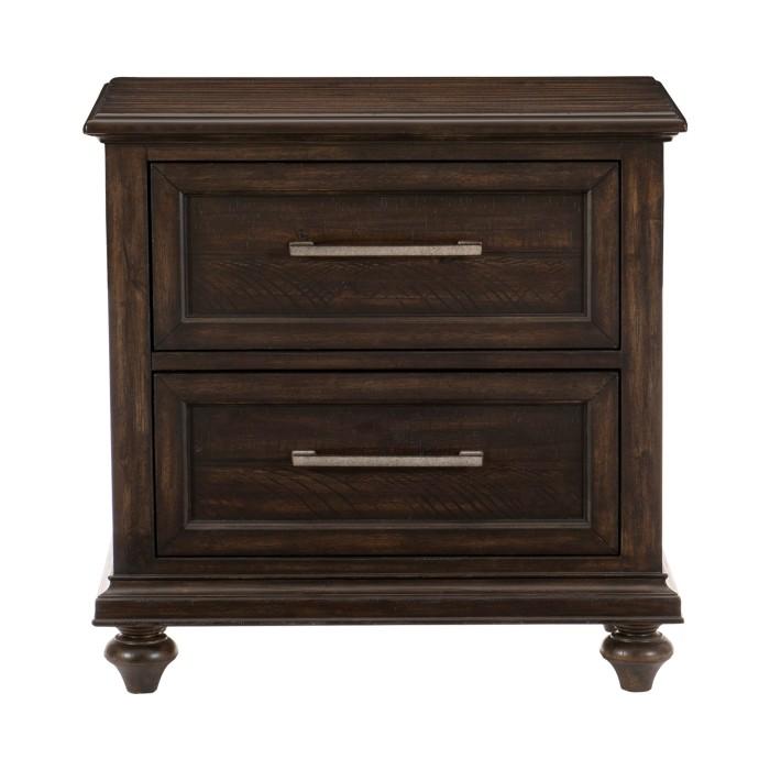 Cardona Nightstand in Driftwood Charcoal 1689-4 - Furniture Now (CA)