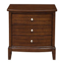 Cotterill 3 Drawer Nightstand in Cherry 1730-4 - Furniture Now (CA)