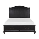 Herman (3) California King Platform Bed with Footboard Storage - Furniture Now (CA)