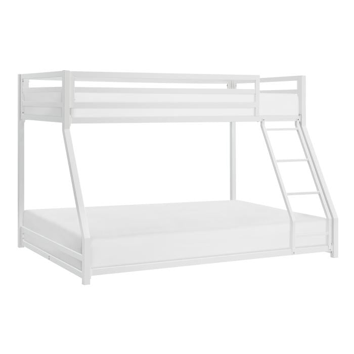 B2010WHTF-1 - Twin/Full Bunk Bed - Furniture Now (CA)
