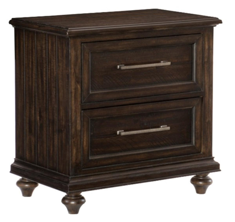 Cardona Nightstand in Driftwood Charcoal 1689-4 - Furniture Now (CA)