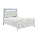 Alonza (3)California King Bed, LED Lighting - Furniture Now (CA)