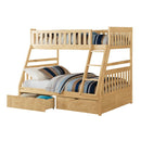B2043TF-1T - (4) Twin/Full Bunk Bed with Storage Boxes - Furniture Now (CA)