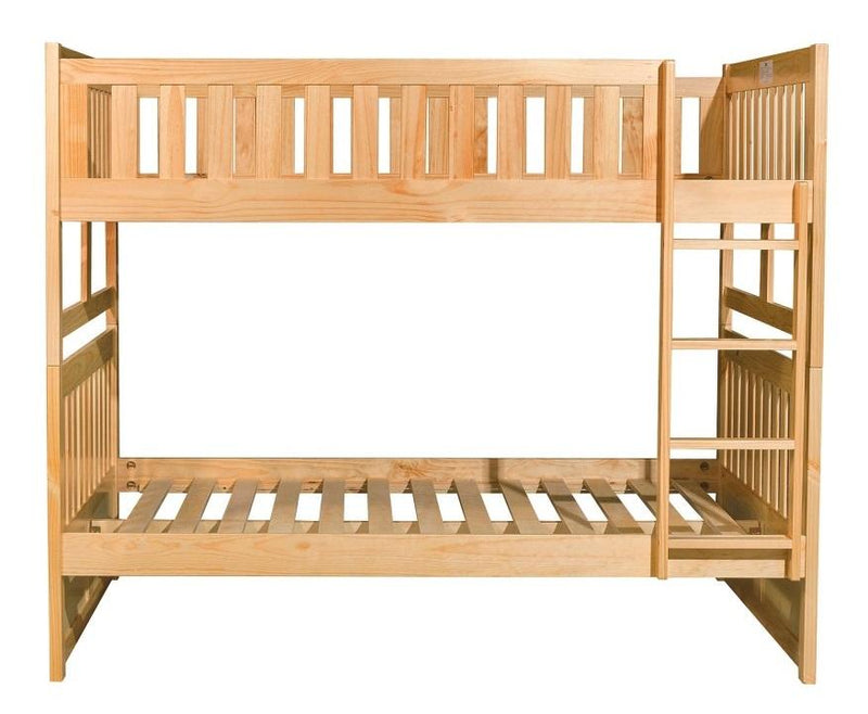 Bartly Full/Full Bunk Bed in Natural B2043FF-1 - Furniture Now (CA)
