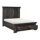 Cornwall (3) Eastern King Platform Bed with Footboard Storage - Furniture Now (CA)