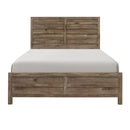 Mandan Full Panel Bed in Weathered Pine 1910F-1