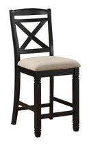 Baywater Counter Height Chair in Black (Set of 2) - Furniture Now (CA)