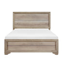 Lonan King Panel Bed in Natural 1955K-1EK