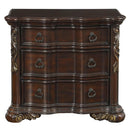 Royal Highlands 3 Drawer Nightstand in Rich Cherry 1603-4