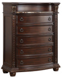 Cavalier Chest in Dark Cherry 1757-9 - Furniture Now (CA)