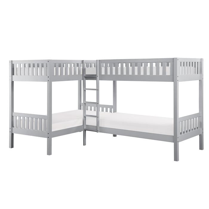 B2063CN-1 - (3) Corner Bunk Bed - Furniture Now (CA)