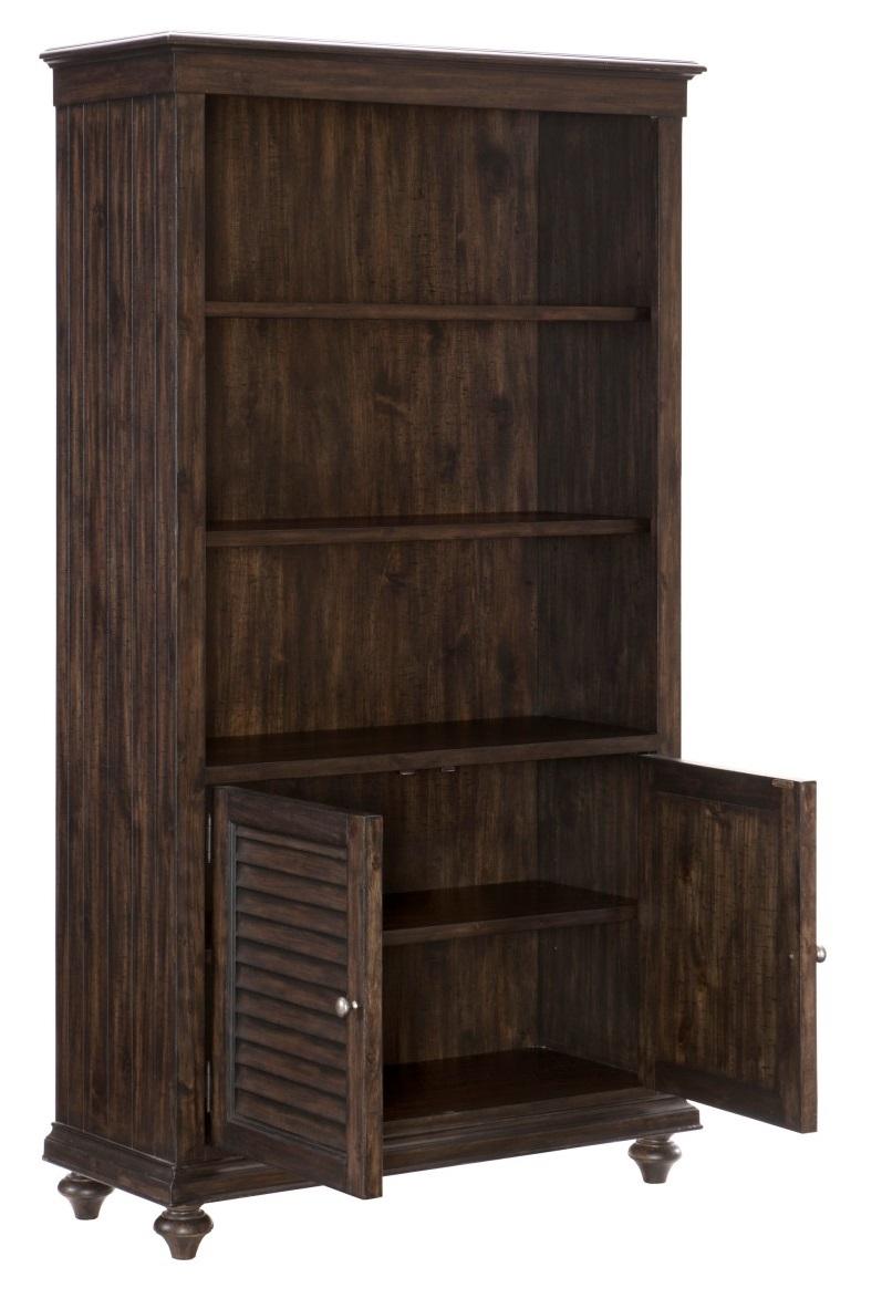 Cardano Bookcase in Charcoal 1689-18 - Furniture Now (CA)