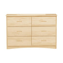 Bartly 6 Drawer Dresser in Natural B2043-5 - Furniture Now (CA)