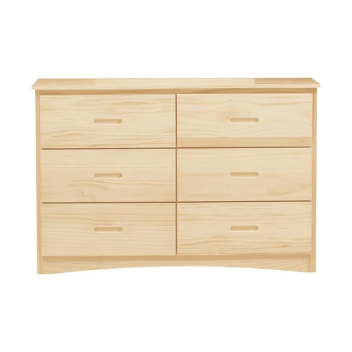 Bartly 6 Drawer Dresser in Natural B2043-5 - Furniture Now (CA)