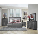Allura (3)California King Bed, LED Lighting - Furniture Now (CA)