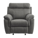 9301GRY-1 - Glider Reclining Chair - Furniture Now (CA)