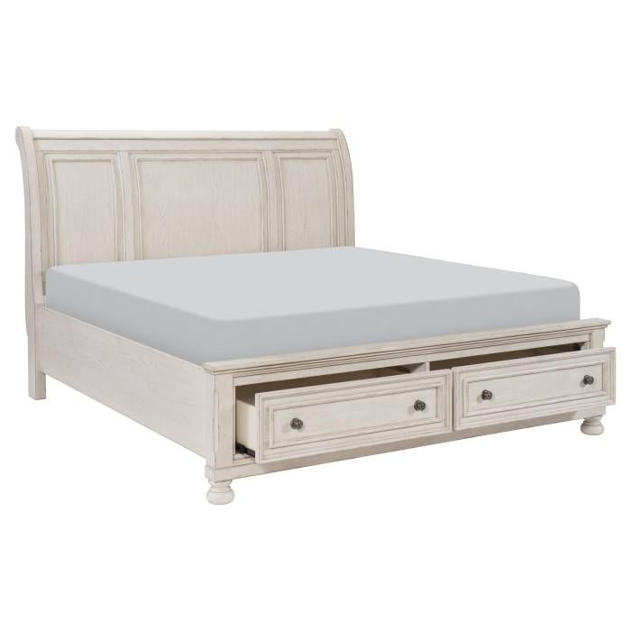 Bethel (3) Queen Platform Bed with Footboard Storage - Furniture Now (CA)